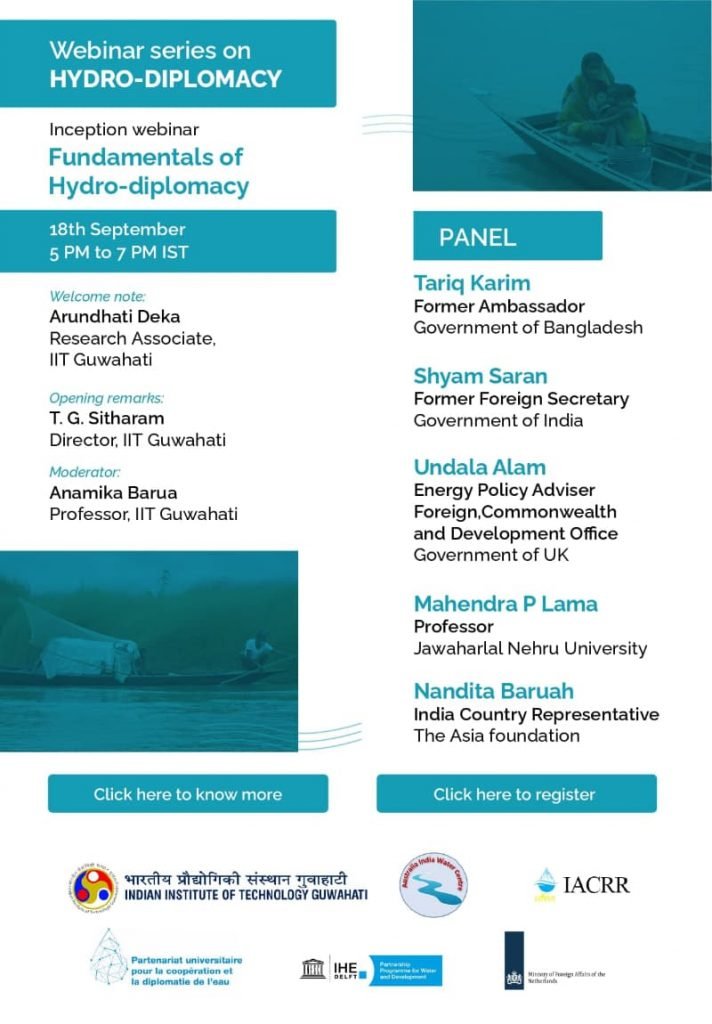 Flyer for the webinar series